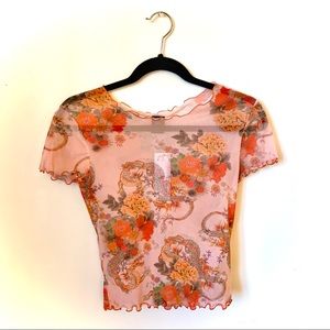 URBAN OUTFITTERS Pink Top